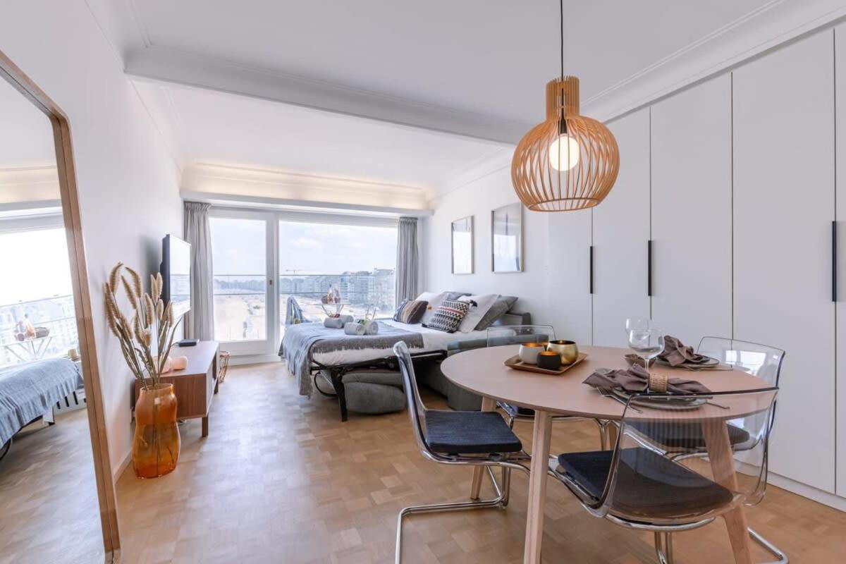 크노케-하이스트 Stunning Studio With Sea-View And Terrace 아파트 외부 사진