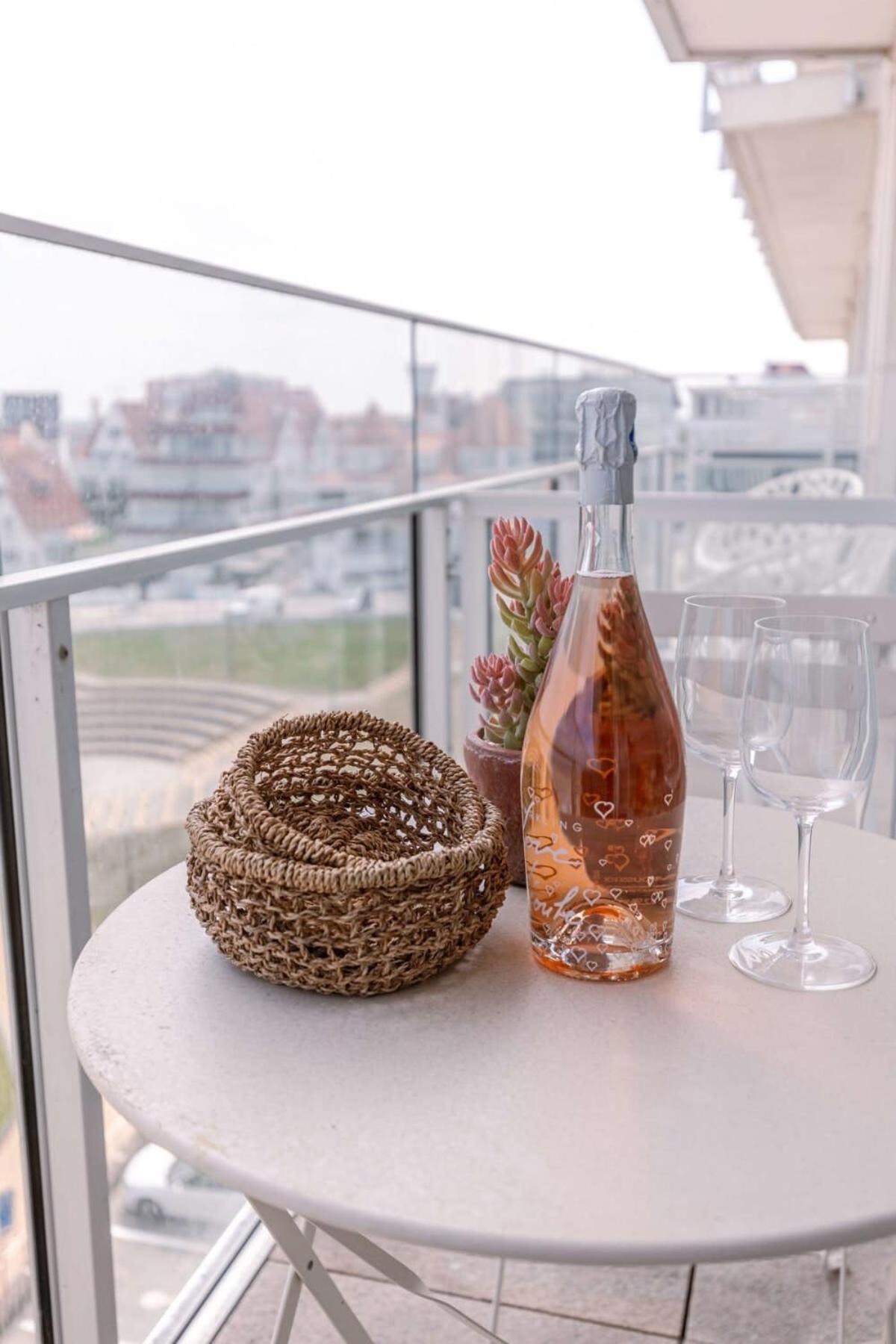 크노케-하이스트 Stunning Studio With Sea-View And Terrace 아파트 외부 사진